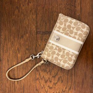 Coach Large Corner Zip Wristlet